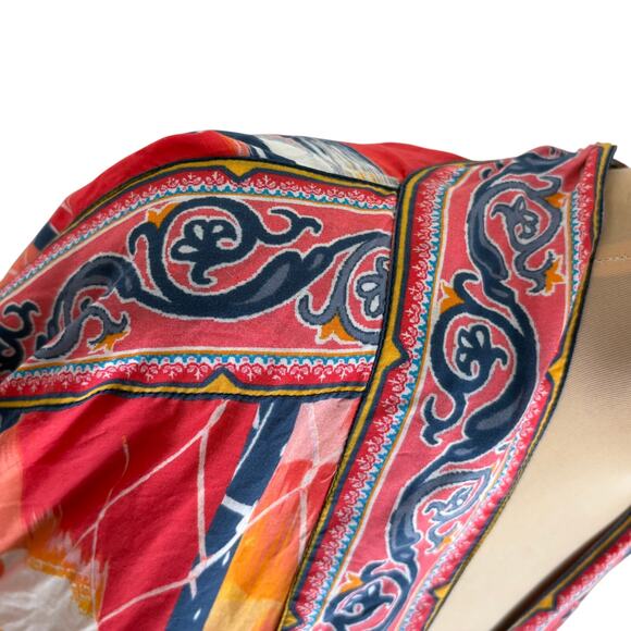 Tolani Collection Kimono Wrap Open Front Festival Boho Hippie Watercolor Asian S - Picture 7 of 13